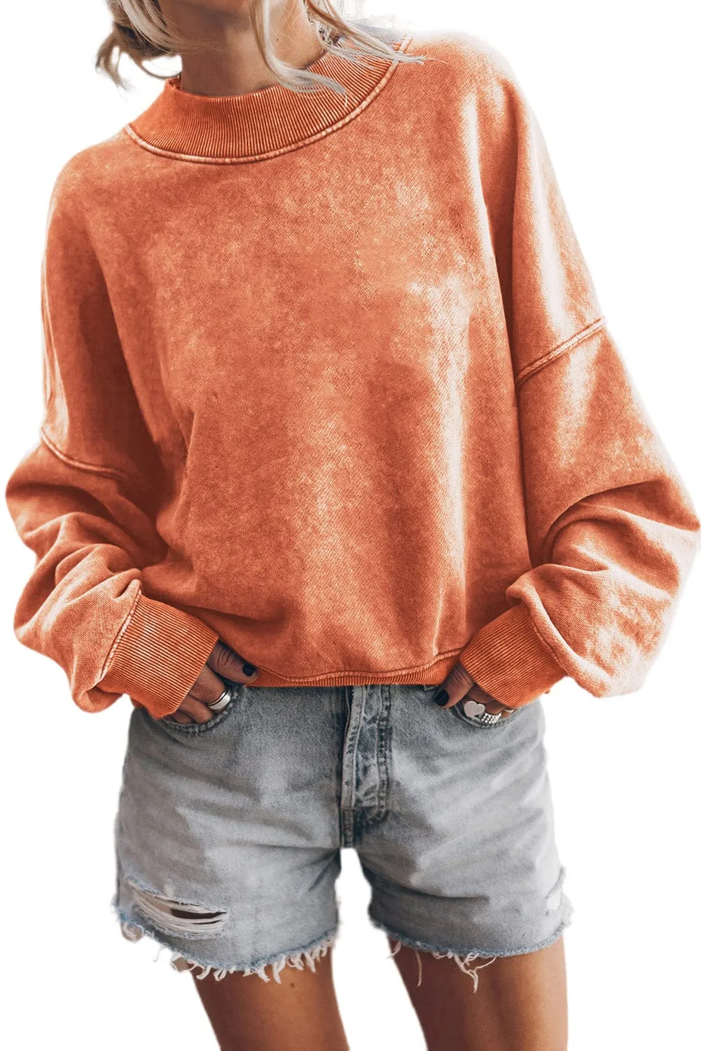 Casual Long Sleeve Crew Neck Top