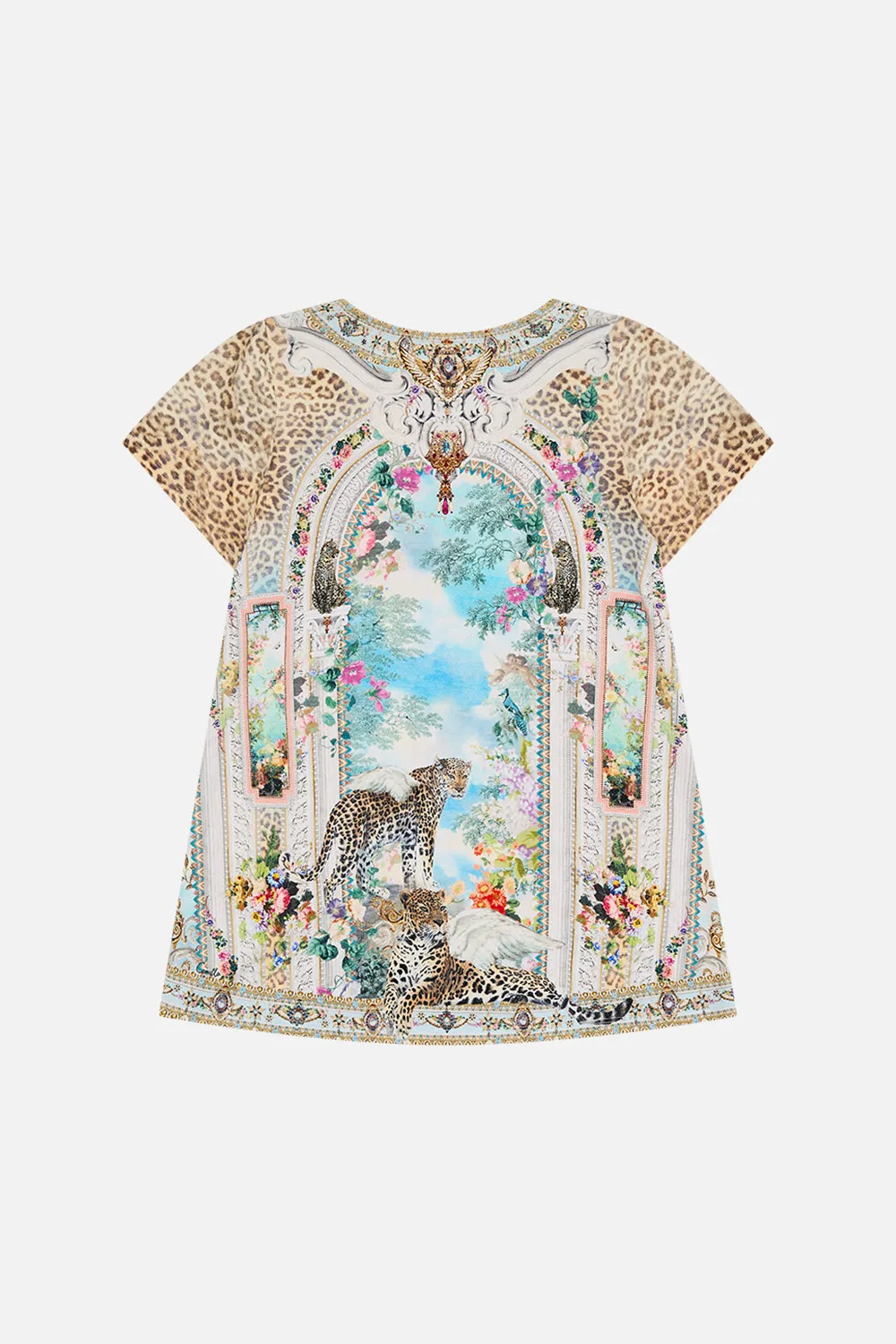 KIDS T-SHIRT DRESS WITH FLARE HEM 4-10 WE ALWAYS HAVE ALEXANDRIA