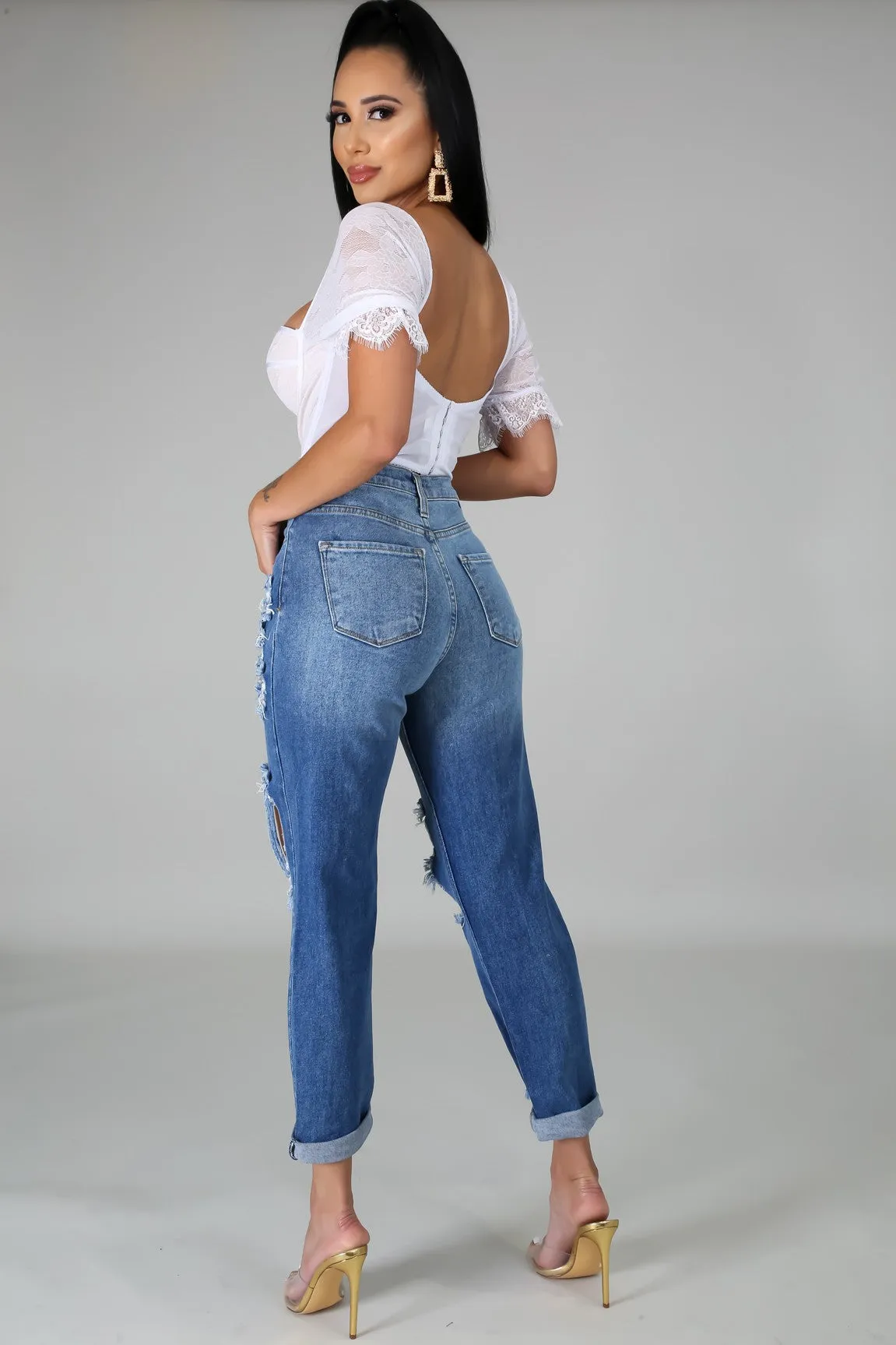 Say Yes To Distress Jeans